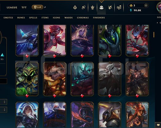 EUW | 189 SKİN | UNRANKED
