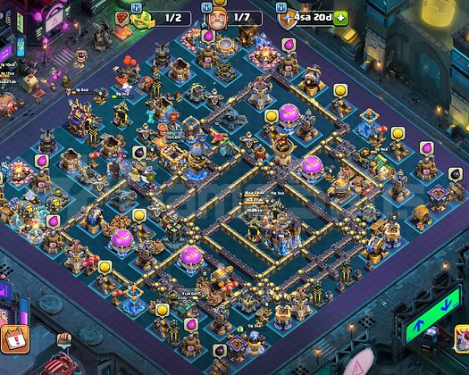 TH18COC |  ÖZEL ARKAPLANLI MAX KÖY !! FIRSAT