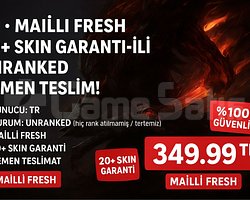 TR +20 SKİNLİ MAİLLİ GARANTİLİ DOLU HESAP!!!