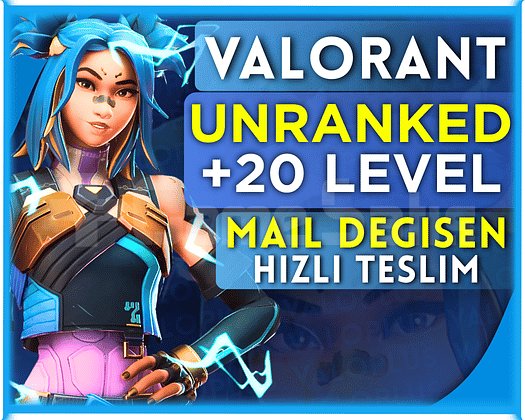 VALORANT +20 LVL UNRANKED MAİL DEĞİŞEN HESAP