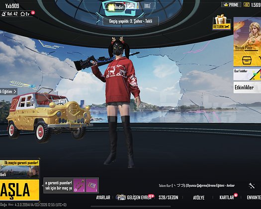 S19 FATİH GODZİLLA AWM+BUZ M416 ÇITIR KOMBİNLİK