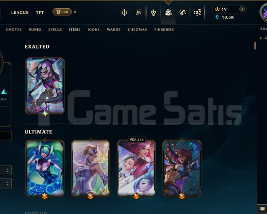 TR | 300 SKİN | ARCANE JİNX + PRESTİJ DEPOSU HESAP