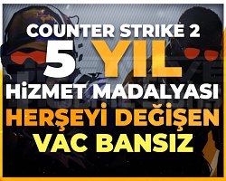 CS2 | 5 YIL HİZMET MADALYA | FACEİT KAYITSIZ
