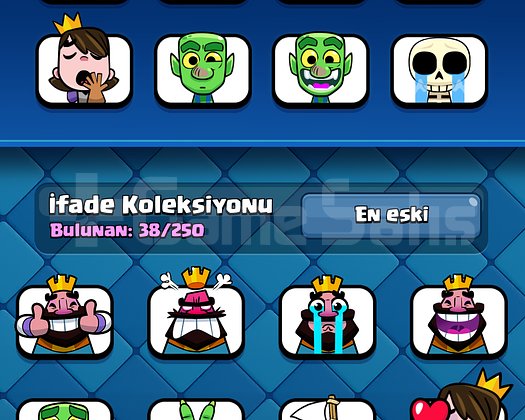 38 LEVEL BOL EMOJİ 8500 KUPA 8 EVRİMLİ