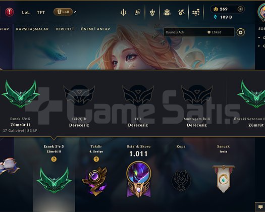 463 KOSTÜM 109K+ ÖZ 515 LVL EFSANE DOLU MAİL HESAP
