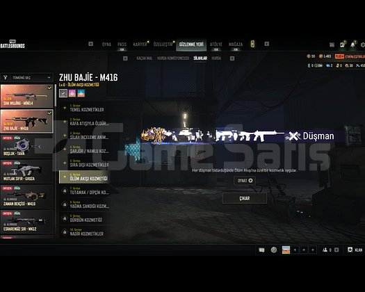 PUBG HESAP YT ASTON MARTINLI