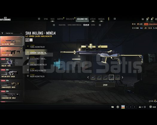 PUBG HESAP YT ASTON MARTINLI