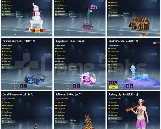 FULL SİLAH MAX FİŞEKLİ MCLAREN NADİR HESAP