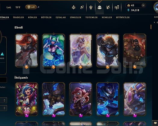 1173 KOSTÜM 407 LVL 54K ÖZ EFSANE DOLU MAİL HESAP