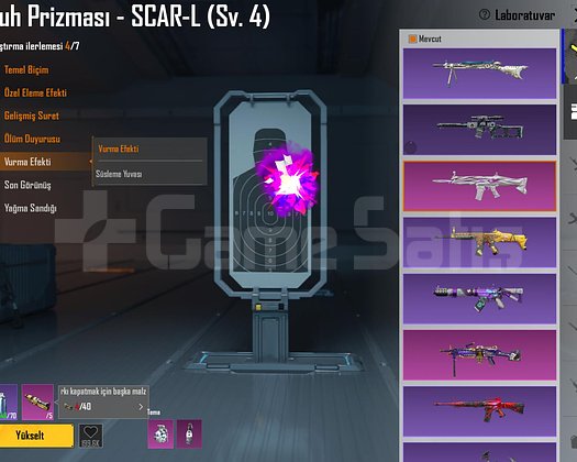 SHİNOBİ M416 5 SEVİYE SCAR L 4 SEVİYE HESAP