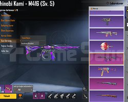 SHİNOBİ M416 5 SEVİYE SCAR L 4 SEVİYE HESAP