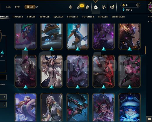 189 LEVEL / 134 SKİN / FUL HERO +MAİL +TELEFON