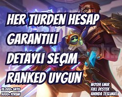TR-EUW DETAYLI SEÇİMLİ VIP HESAPLAR