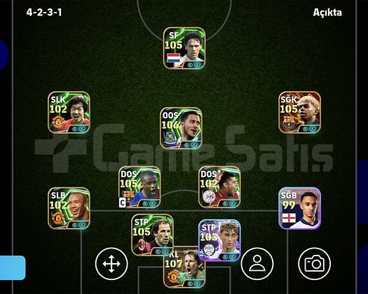 EFOOTBALL PARASINE MÜTİŞ HESAP ACİL SATILIK