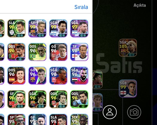 EFOOTBALL PARASINE MÜTİŞ HESAP ACİL SATILIK