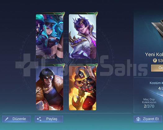 Mlbb Epik Fresh 65 Ka Sp Temiz Smurf Hesap