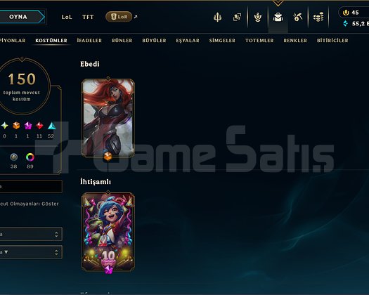 TR // 150 SKIN // 348 LVL