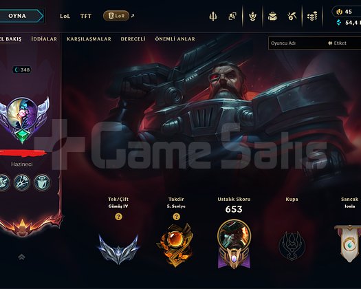 TR // 150 SKIN // 348 LVL