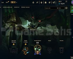EUW UNRANKED HAZIR DERECELİYE 5 KOSTÜM 70 WR TEMİZ