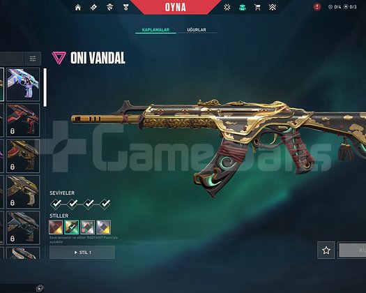 YÜCELİK 1 İYON KARAMBİT İYON SHERİFF ONİ VANDAL