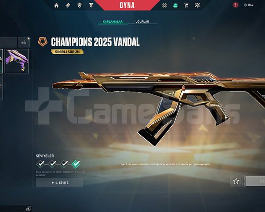 FULL DOLU CHAMPİONS2025 VANDALLI HESAP