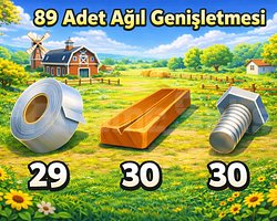89 Adet Ağıl Genişletmesi ANINDA TESLİMAT