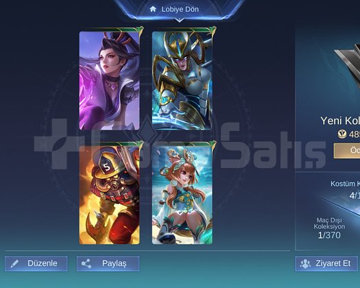 Mlbb Epik Fresh 65 Ka Sp Temiz Smurf Hesap