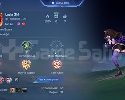 Mlbb Epik Fresh 65 Ka Sp Temiz Smurf Hesap