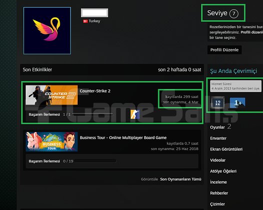FACEİT+ 7 MADALYA 95 WİN 299 SAAT SEÇKİN