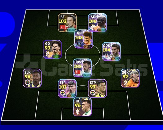 KG 3250 3 BOMBACI+ZİCO+PATO+BEST+OSİMHEN