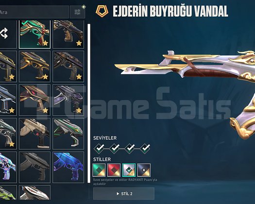 FULL SKİNLİ VALORANT + LOL HESABI ASC + EMERALD