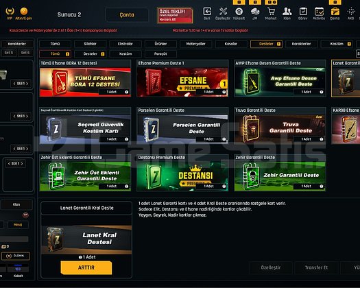 32K Materyalli 58 Seviye Zula Hesabı