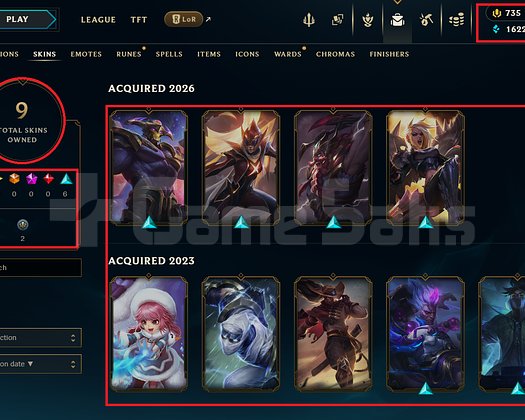 TR UNRANKED | 9 KOSTÜM - 735 RP | HANDMADE