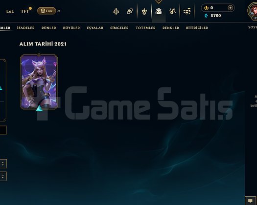 EUW UNRANKED 3 KOSTÜM HESAP