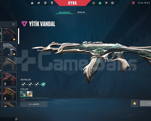 3 BIÇAK 6 VANDAL 2 PHANTOM DOLU HESAP