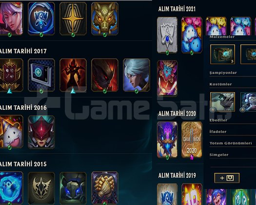 EUW DEMİR1 32SKIN 60 HERO MAİL DEĞİŞEN GARANTİLİ