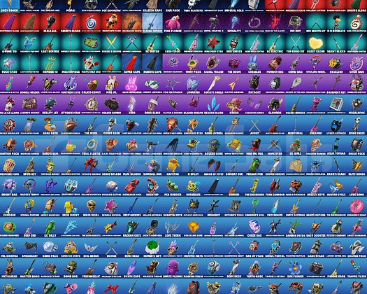 253 SKIN 324 ÇANTA 289 KAZMA EFSANE MAİLLİ HESAP