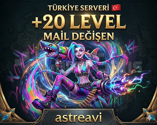 TR +20 LEVEL MAİL DEĞİŞEN GARANTİLİ HESAPLAR