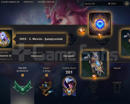 2022 CHALLENGER HESAP | Şanlı Sejuani Kromalı | TR