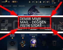 47 LVL + 5 SKİN + DEMİR MMR + MAİL DEĞİŞEN !!