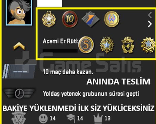 8 MADALYA / 1301 SAAT / 377 WIN/ FACEİT