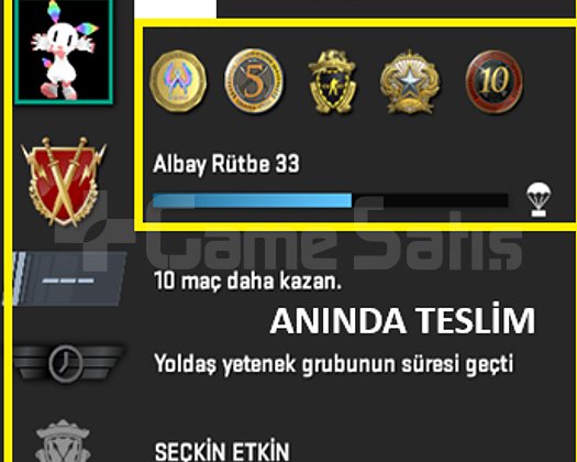 6 MADALYA / 413 SAAT / 198 WIN/ FACEİT