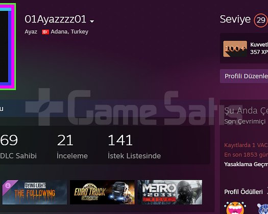 128 oyunlu 29 level steam hesabı satılıktır