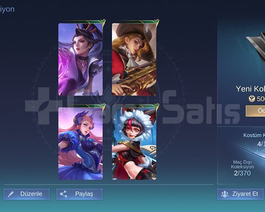MOBİLE LEGENDS EPİK 65 KA SP TEK BAĞ TEMİZ HESAP