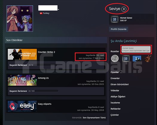 ANINDA TESLİM | 8 MADALYA | 761 SAAT | FACEIT