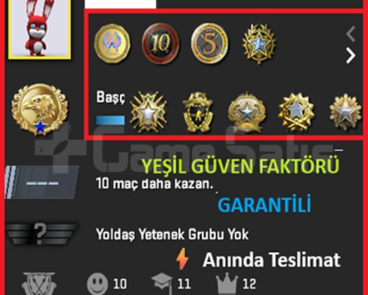 ANINDA TESLİM | 9 MADALYA | 1366 SAAT | FACEIT