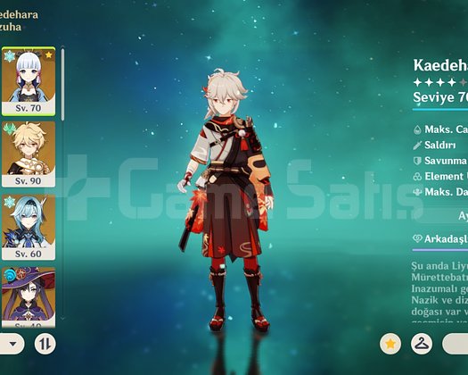 55 ar genshin hesap