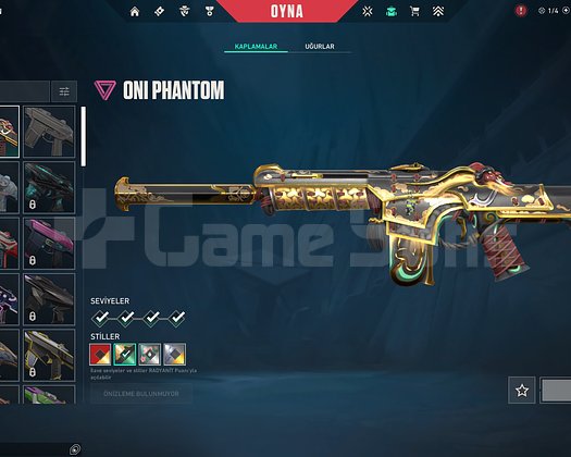 YAGMACI VANDAL ONİ PHANTOM UNRANKED FRESH HESAP