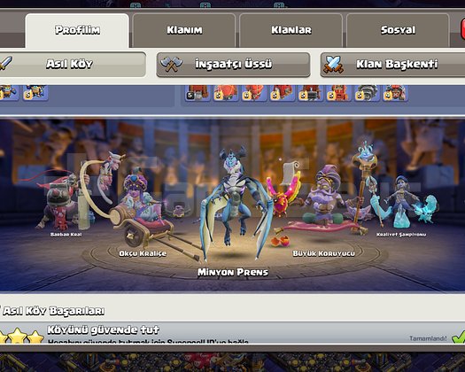 Clash of Clans full hesap