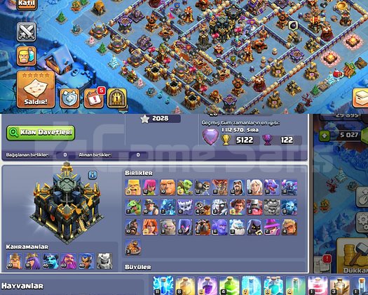TH17 +5000TAŞ +8KSTM+EFSANE EKİPMANLI HESAP